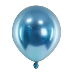 Balónky latexové lesklé Glossy modré 12 cm 50ks