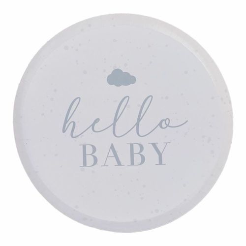 Talíře papírové Hello Baby Neutral 25 cm 8 ks