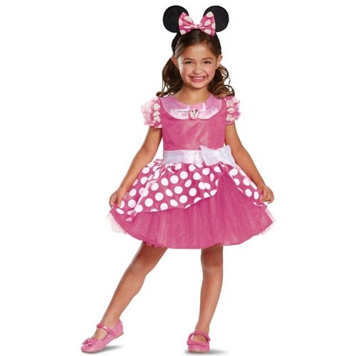 Kostým dětský Minnie Mouse Deluxe vel. XS (3 - 4 roky)