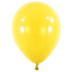 Balónky latexové dekoratérské Crystal žluté 35 cm 50 ks