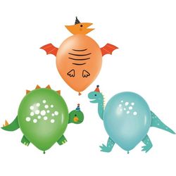 DIY balónky Dinosauři 30 cm 3 ks