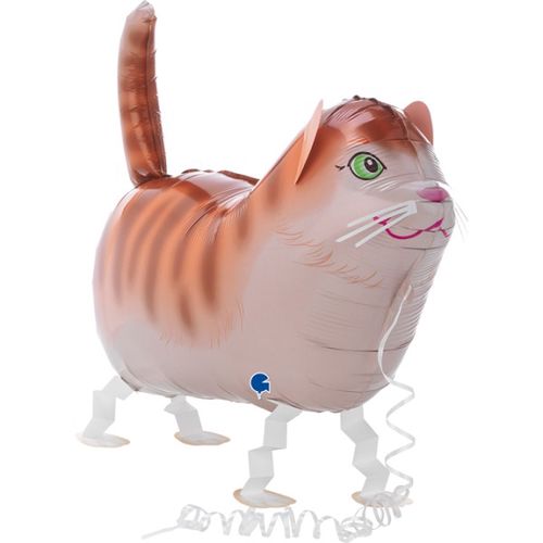 BALÓNEK chodící Kočka mourovatá 43 cm