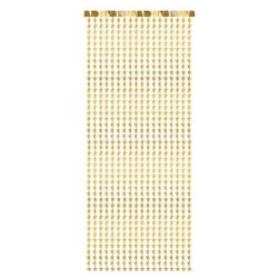 Závěs Hvězdy, zlatý, 100 x 245 cm