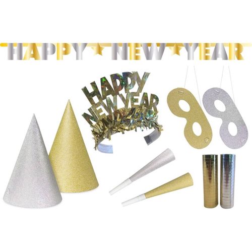 SILVESTROVSKÝ PARTY SET Happy New Year  27ks