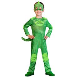 Kostým dětský PJ Masks - Gekko 2-3 roky ( 98 cm )