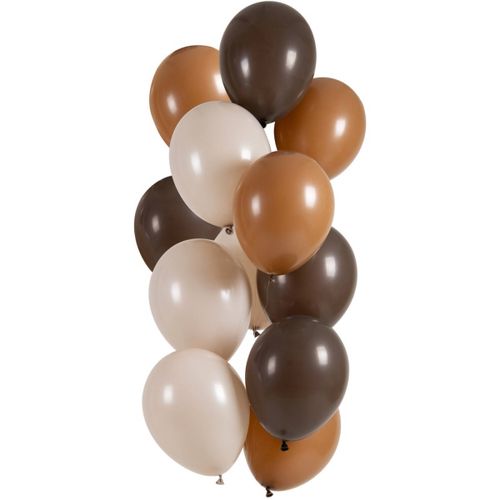 Balónky latexové Mocha Chocolate 33 cm 12 ks