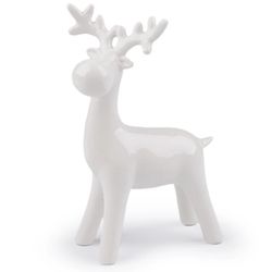 Dekorace Sob porcelánový bílý 16,5 cm