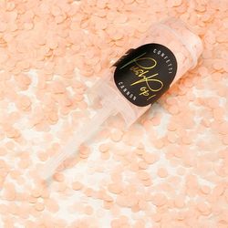 VYSTŘELOVACÍ KONFETY push pop broskvové 8 mm