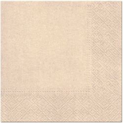 UBROUSKY papírové přírodní 33 x 33 cm 20 ks