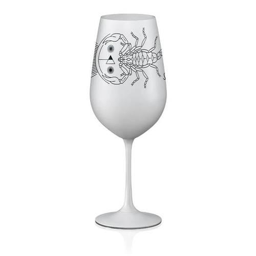 Crystalex sklenice Zvěrokruhy Štír bílá 550 ml