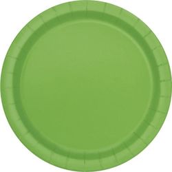 TALÍŘE papírové Lime Green 22cm 16ks