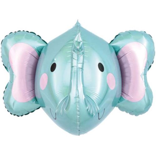 Balónek fóliový 3D slon 59 x 51 cm