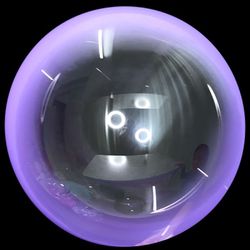 BALÓNOVÁ bublina Ombré fialová 45cm