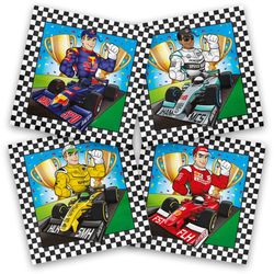 UBROUSKY papírové Formule1 33x33cm 20ks