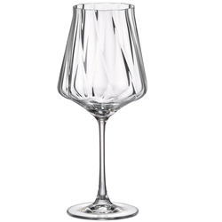 Crystal Bohemia Cettia optic sklenice na víno 700 ml 6 ks
