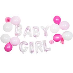 DEKORAČNÍ SET Girlanda Baby Girl