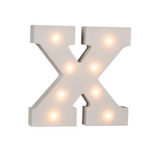 Led písmeno svíticí X 16 cm
