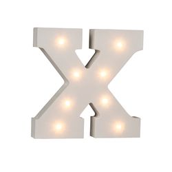 Led písmeno svíticí X 16 cm