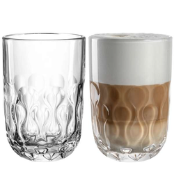 Leonardo sklenice na latte Gocce 390 ml 2 ks
