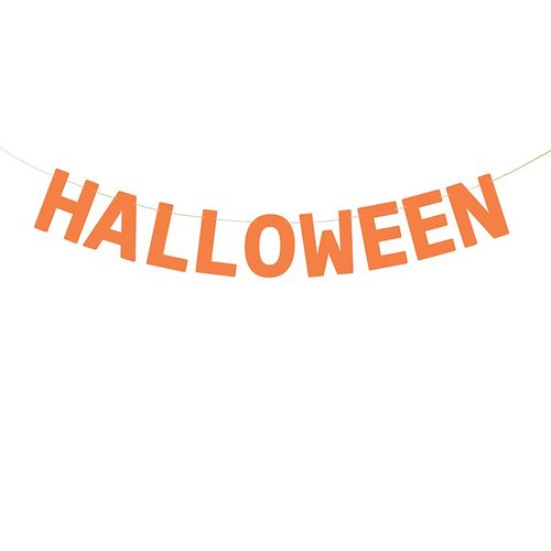 Banner Halloween oranžový 2,5 m