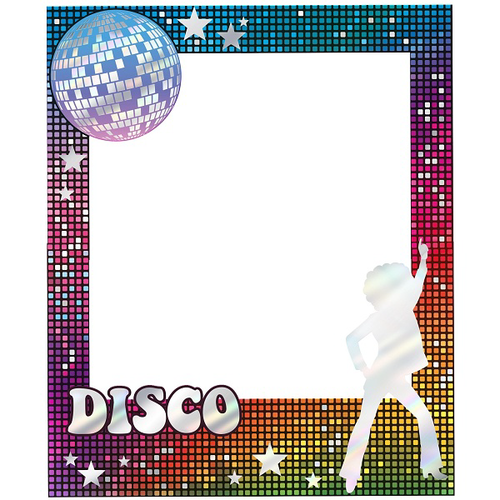 Rámeček na foceni Retro disco