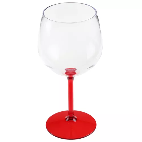 Sklenička plastová nerozbitná červená 582ml 1 ks