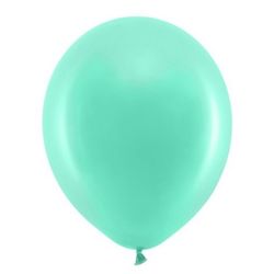 BALÓNKY dekorační 30cm Rainbow mint 100ks