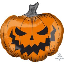 BALÓNEK Halloween fóliový Strašidelná dýně 78x68m