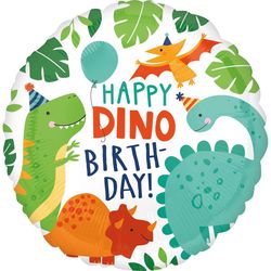 BALÓNEK fóliový Happy Dinosaurus