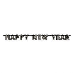 BANNER Happy New Year Elegant 180x13,2cm