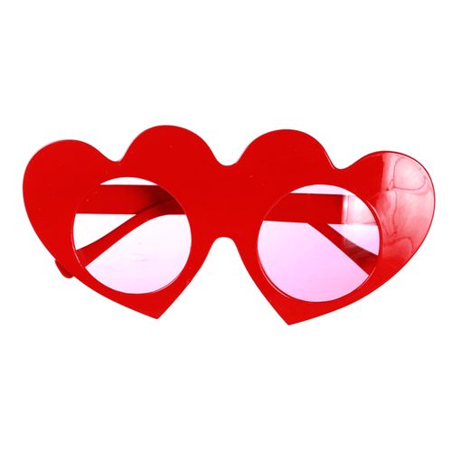 Brýle Party fun Červená srdce 1 ks