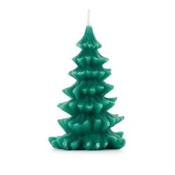 Svíčka Vánoční stromeček zelená 10 cm