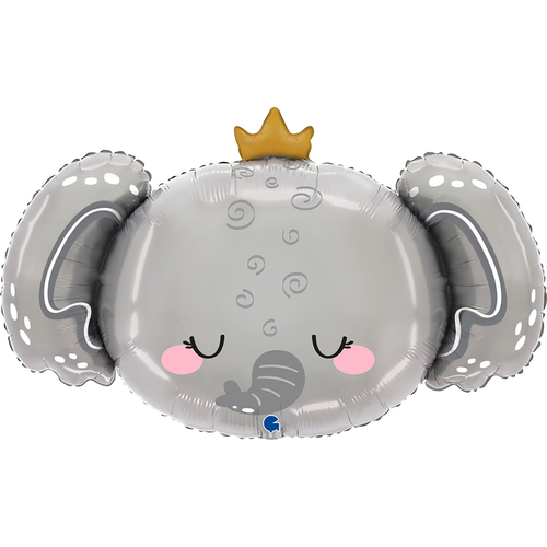 Balónek fóliový Baby slůně šedé 69x44 cm