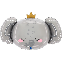 Balónek fóliový Baby slůně šedé 69x44 cm