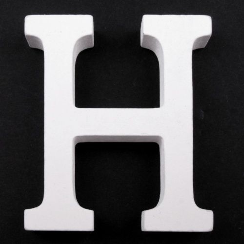 Písmeno dřevěné dekorační 8cm "H"