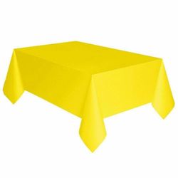 UBRUS z jemného plastu 54x 108 cm neonově žlutý