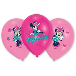 BALÓNKY latexové růžové "Minnie" 6ks