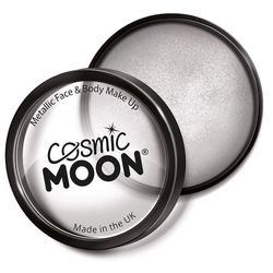 BARVA na obličej a tělo Cosmic Moon metalická stříbrná