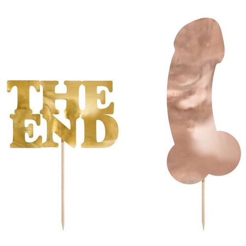 OZDOBA na dort Penis The end 2ks