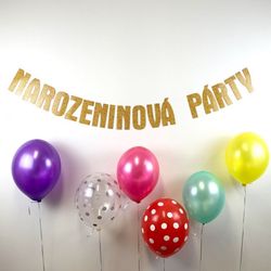 GIRLANDA Narozeninová party 140cm