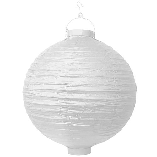 LAMPION s diodou 30cm bílý