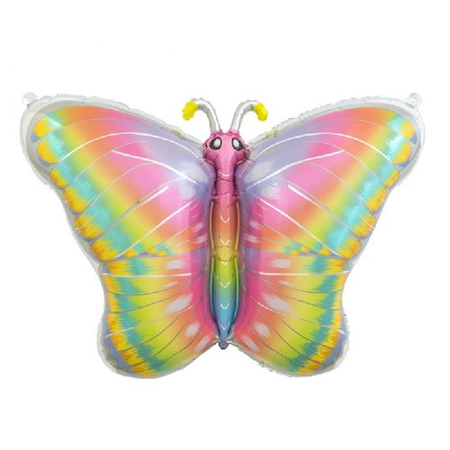 BALÓNEK fóliový pastelový Motýl 64x53cm