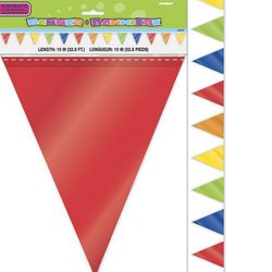 Girlanda barevná vlaječky  10m