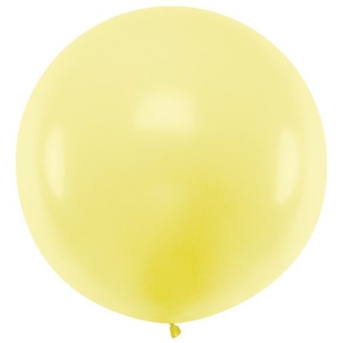 BALON velký kulatý 60cm světle žlutý