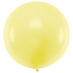 BALON velký kulatý 60cm světle žlutý