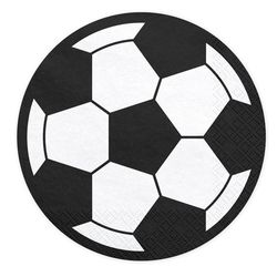 Ubrousky fotbalový míč 13,5 cm, 20 ks