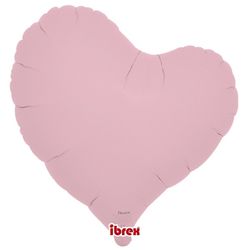 BALÓNEK fóliový Křivé srdce sv. růžové 35cm 5ks