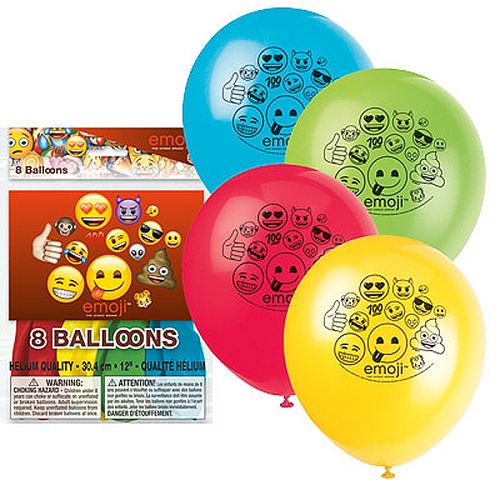 Balónky latexové Emoji 8ks