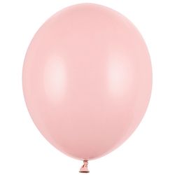 BALÓNKY latexové pastelové bledě růžové 27cm 100ks