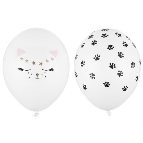 BALONKY latexové Kočička mix 30cm 50ks